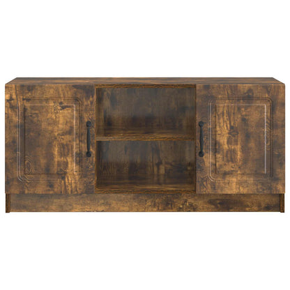 Televizní Skříň Kouřový Dub 102 X 34,5 X 47 Cm Kompozitní Dřevo