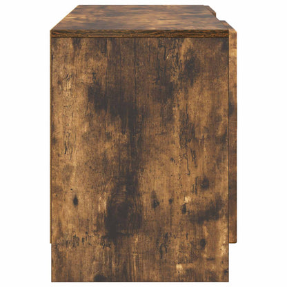 Televizní Skříň Kouřový Dub 102 X 34,5 X 47 Cm Kompozitní Dřevo