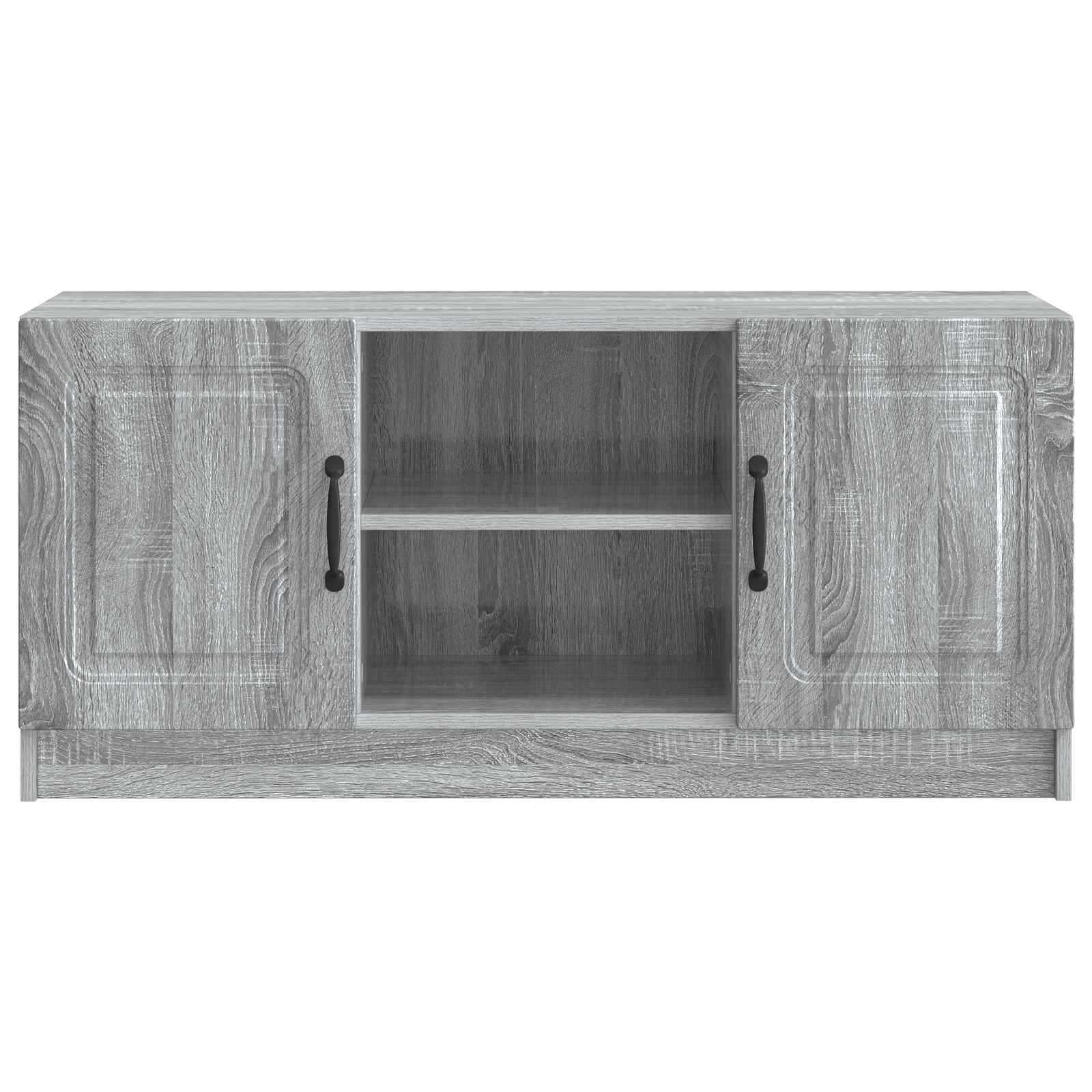 Televizní Skříň Šedá Sonoma 102 X 34,5 X 47 Cm Kompozitní Dřevo