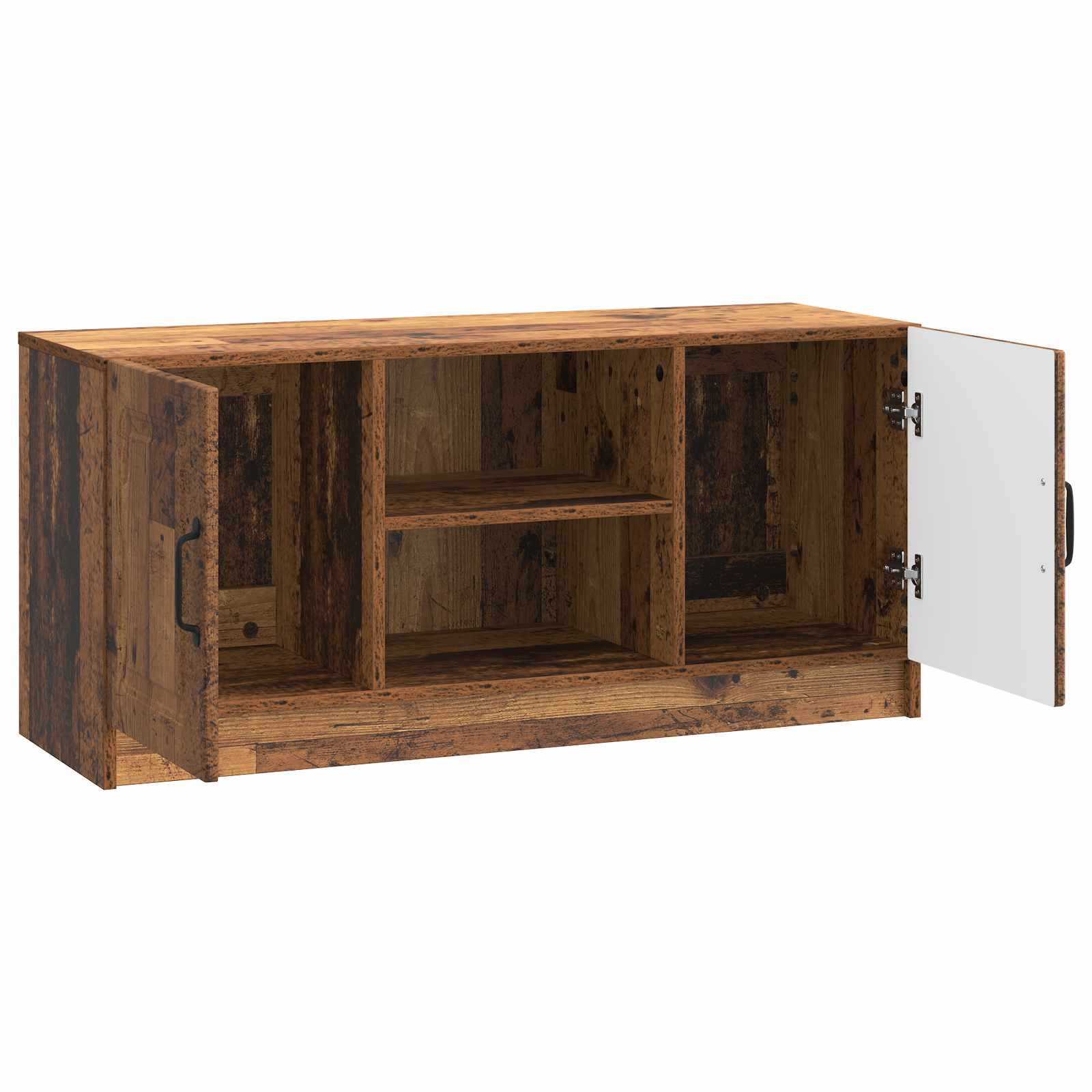 Televizní Skříň Staré Dřevo 102 X 34,5 X 47 Cm Kompozitní Dřevo