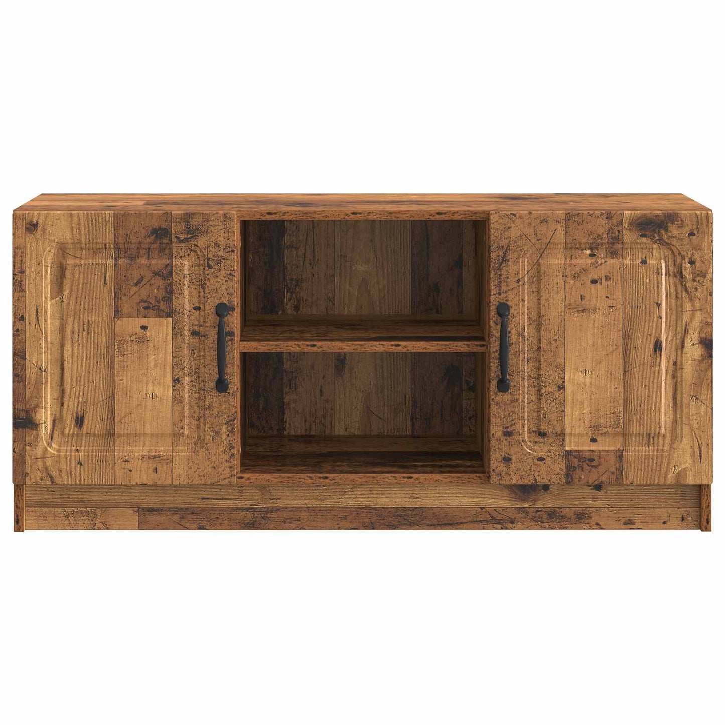 Televizní Skříň Staré Dřevo 102 X 34,5 X 47 Cm Kompozitní Dřevo