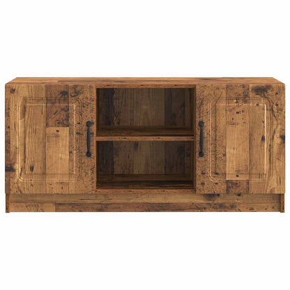 Televizní Skříň Staré Dřevo 102 X 34,5 X 47 Cm Kompozitní Dřevo