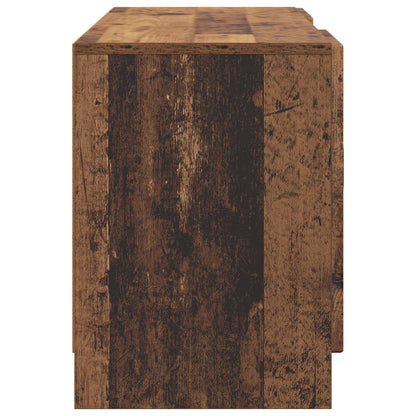 Televizní Skříň Staré Dřevo 102 X 34,5 X 47 Cm Kompozitní Dřevo