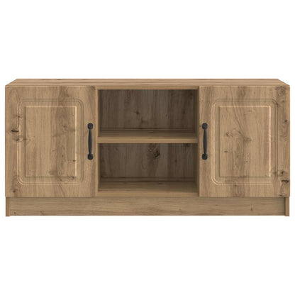 Televizní Skříň 102 X 34,5 X 47 Cm Dub Artisan Kompozitní Dřevo