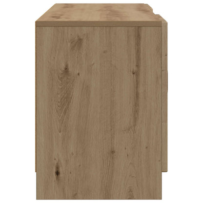 Televizní Skříň 102 X 34,5 X 47 Cm Dub Artisan Kompozitní Dřevo