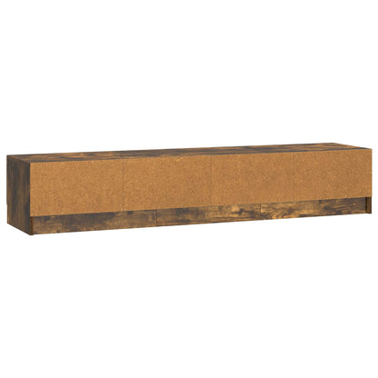 Televizní Skříň Kouřový Dub 147 X 34,5 X 27 Cm Kompozitní Dřevo