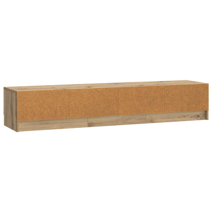 Televizní Skříň 147 X 34,5 X 27 Cm Dub Artisan Kompozitní Dřevo