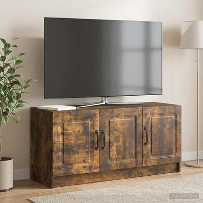 Televizní Skříň Kouřový Dub 99 X 34,5 X 47 Cm Kompozitní Dřevo