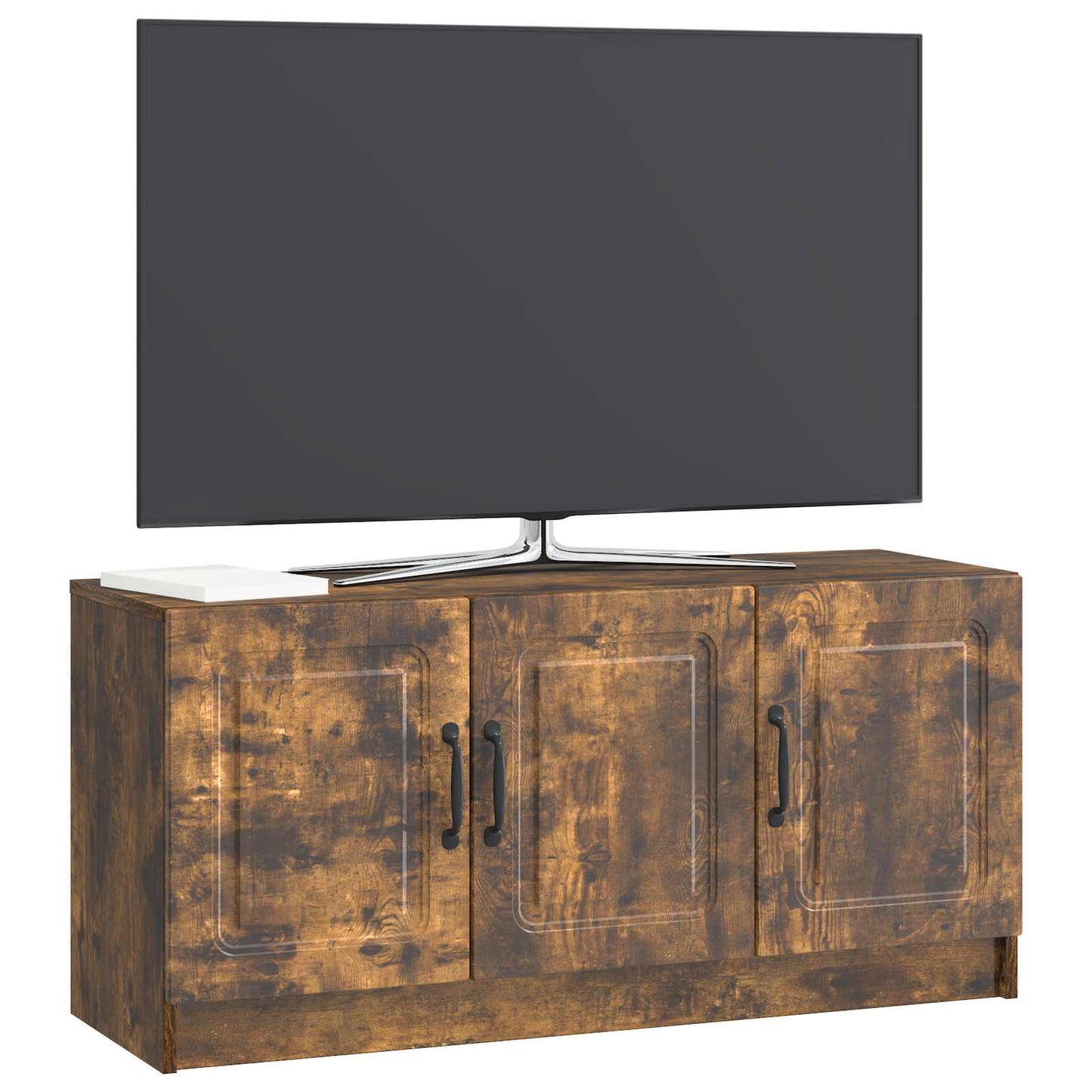 Televizní Skříň Kouřový Dub 99 X 34,5 X 47 Cm Kompozitní Dřevo