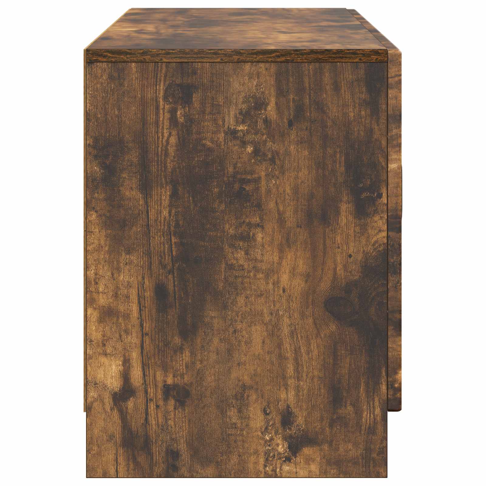 Televizní Skříň Kouřový Dub 99 X 34,5 X 47 Cm Kompozitní Dřevo