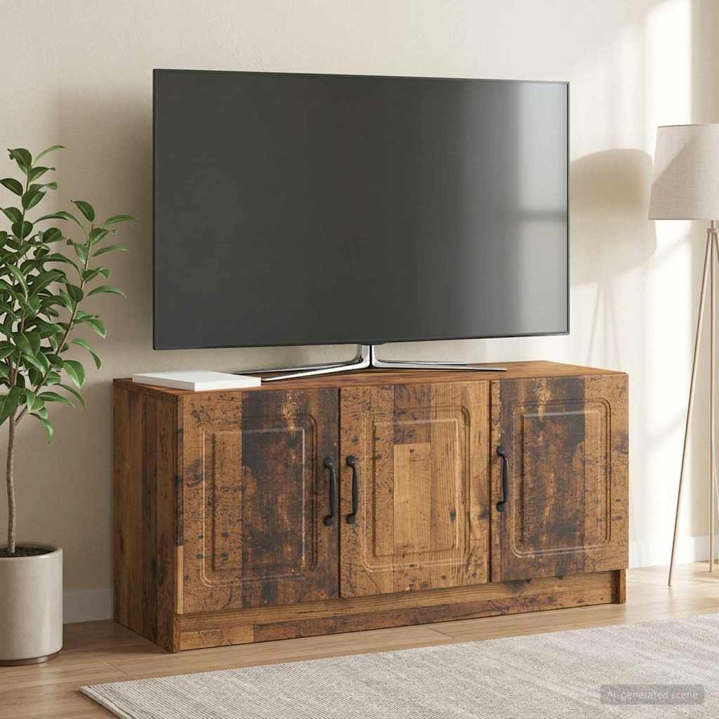 Televizní Skříň Staré Dřevo 99 X 34,5 X 47 Cm Kompozitní Dřevo