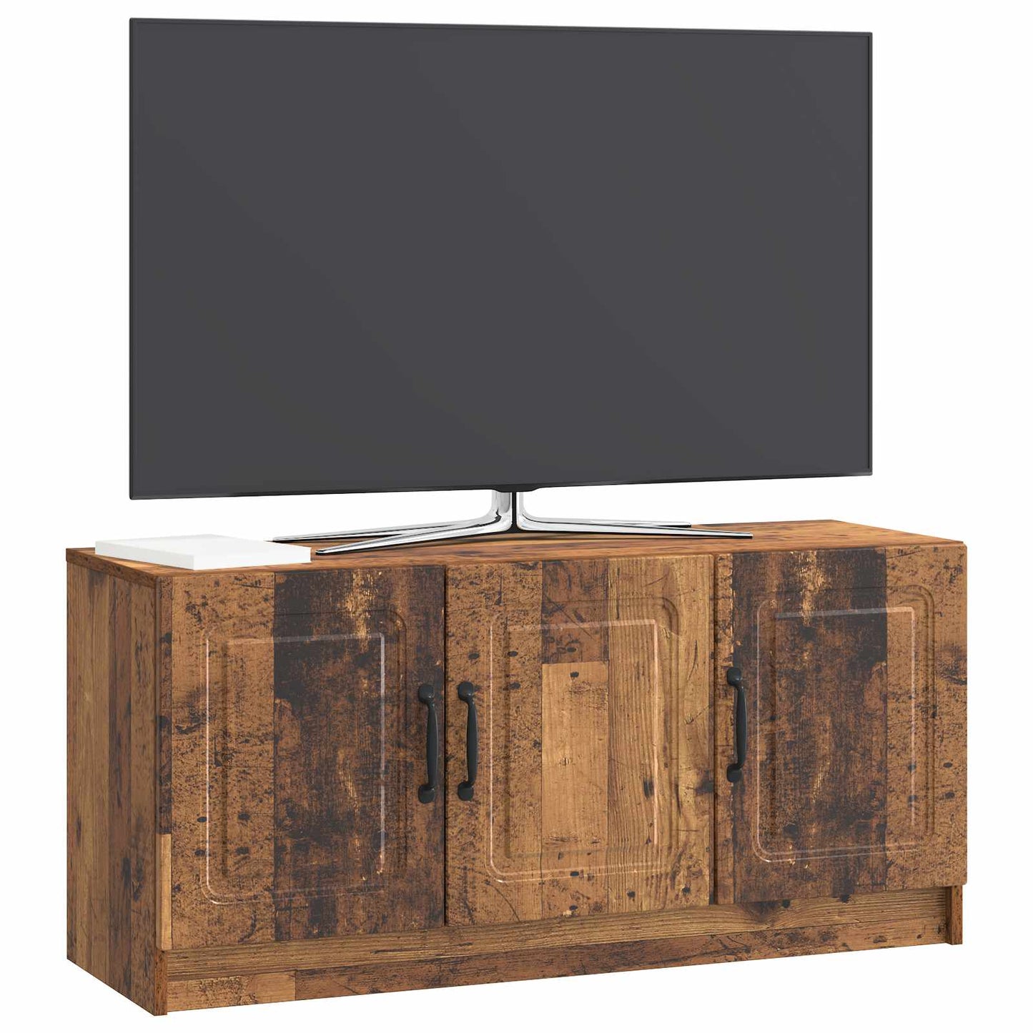 Televizní Skříň Staré Dřevo 99 X 34,5 X 47 Cm Kompozitní Dřevo