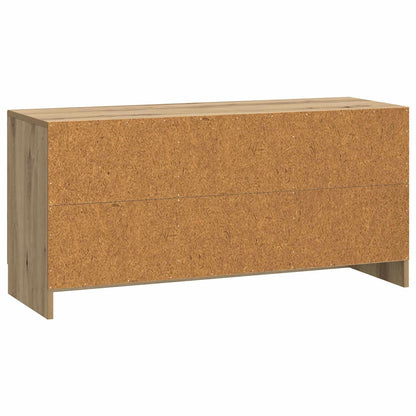Televizní Skříň 99 X 34,5 X 47 Cm Dub Artisan Kompozitní Dřevo