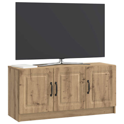 Televizní Skříň 99 X 34,5 X 47 Cm Dub Artisan Kompozitní Dřevo