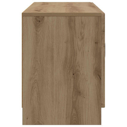 Televizní Skříň 99 X 34,5 X 47 Cm Dub Artisan Kompozitní Dřevo