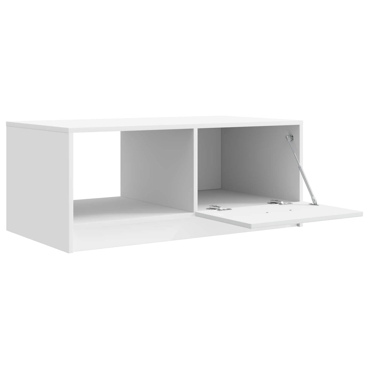 Konferenční Stolek Bílá 90 X 50 X 37 Cm Kompozitní Dřevo
