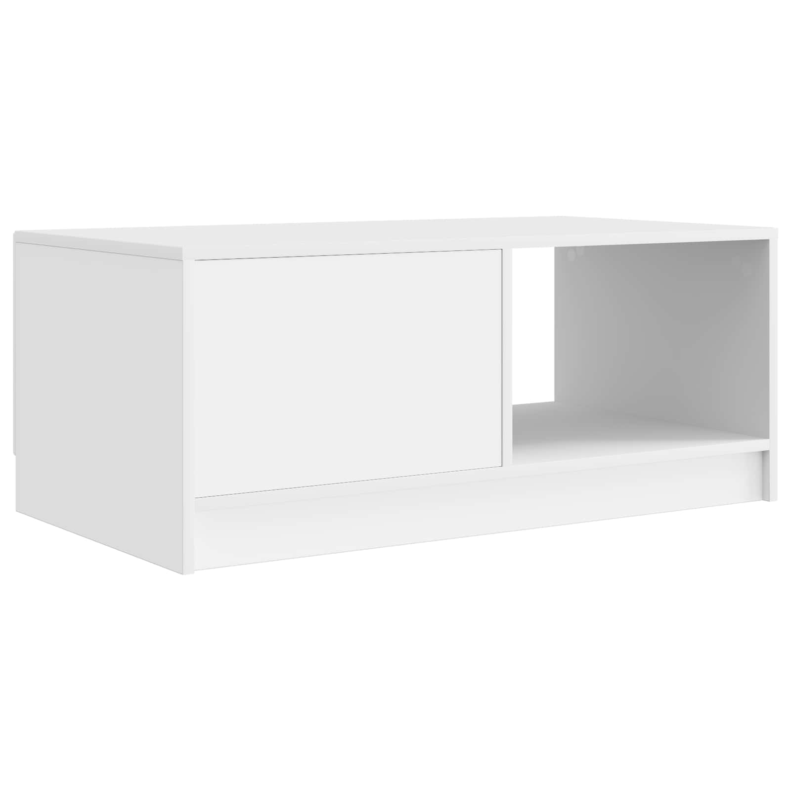 Konferenční Stolek Bílá 90 X 50 X 37 Cm Kompozitní Dřevo