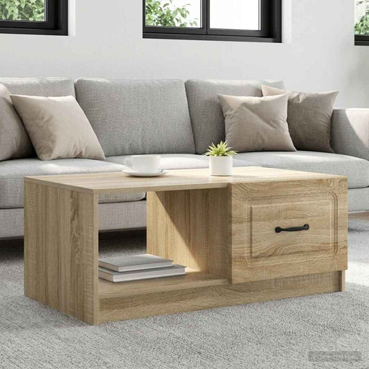 Konferenční Stolek Dub Sonoma 90 X 50 X 37 Cm Kompozitní Dřevo