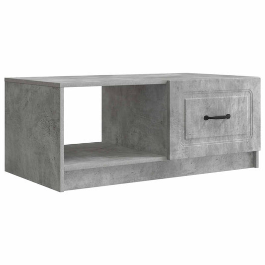 Konferenční Stolek Betonově Šedá 90 X 50 X 37 Cm