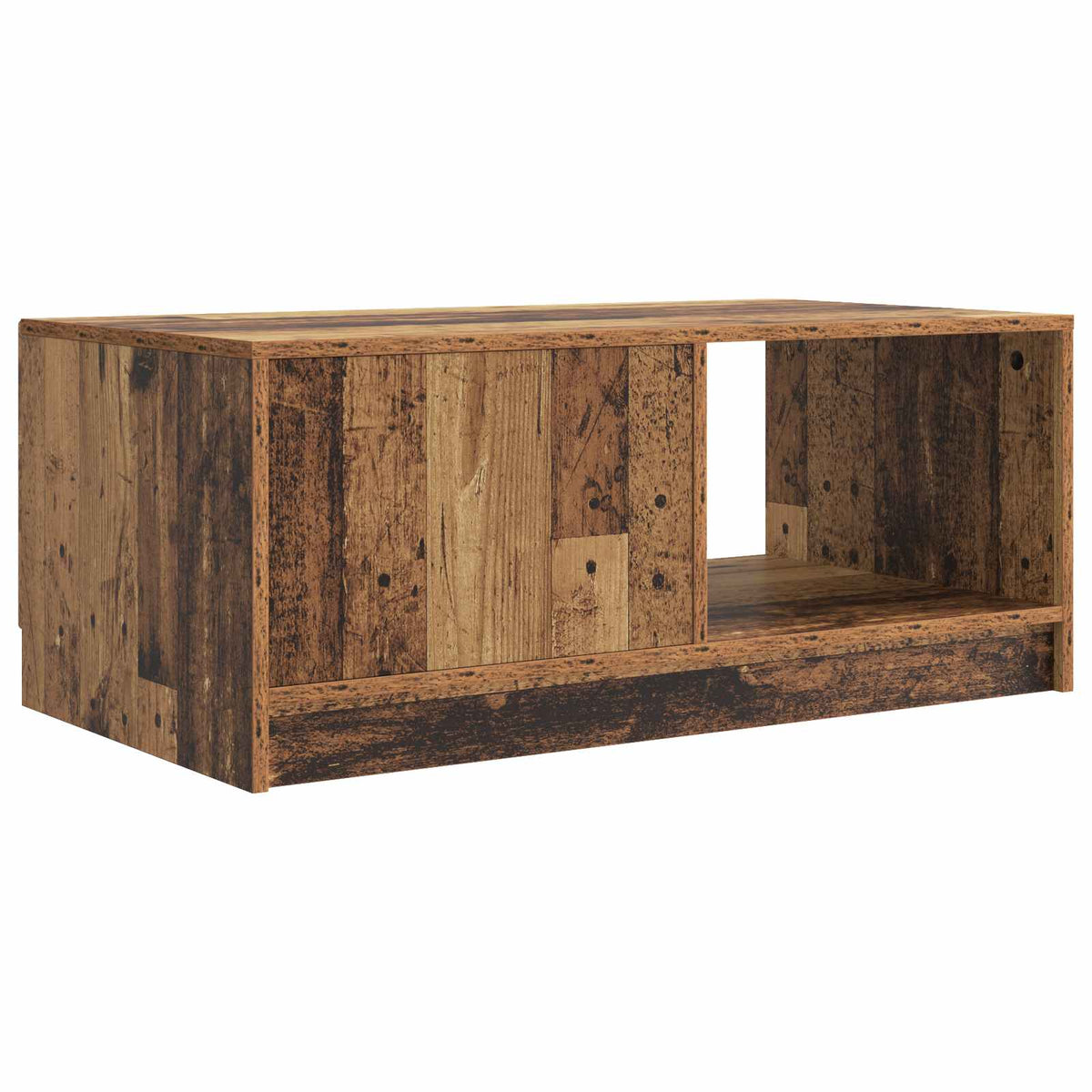 Konferenční Stolek Staré Dřevo 90 X 50 X 37 Cm Kompozitní Dřevo