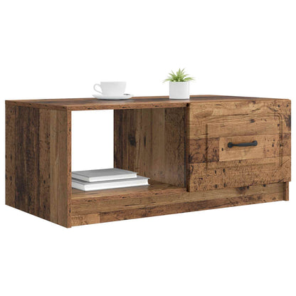 Konferenční Stolek Staré Dřevo 90 X 50 X 37 Cm Kompozitní Dřevo