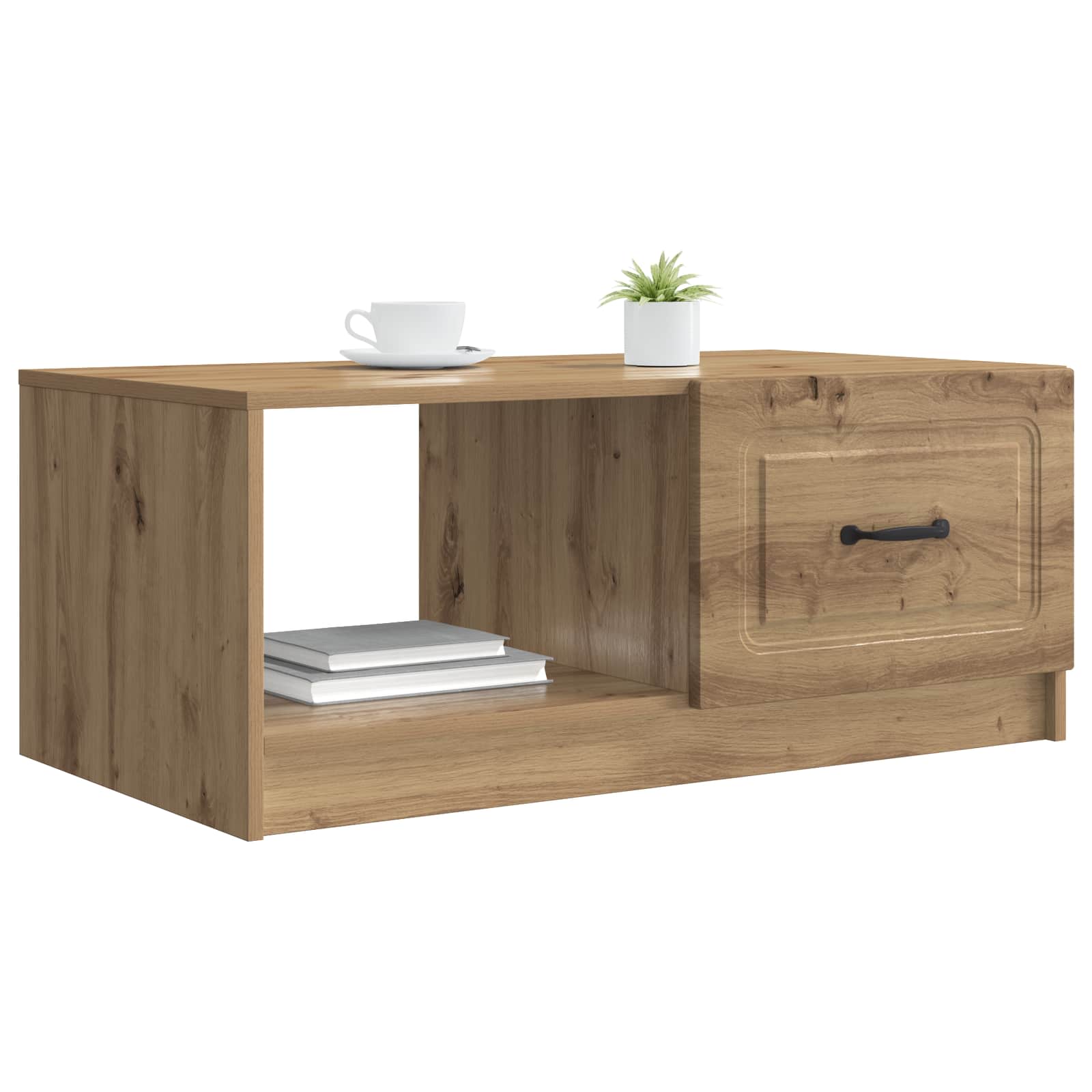 Konferenční Stolek Dub Artisan 90 X 50 X 37 Cm Kompozitní Dřevo