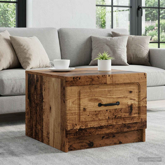 Konferenční Stolek Staré Dřevo 49 X 50 X 37 Cm Kompozitní Dřevo