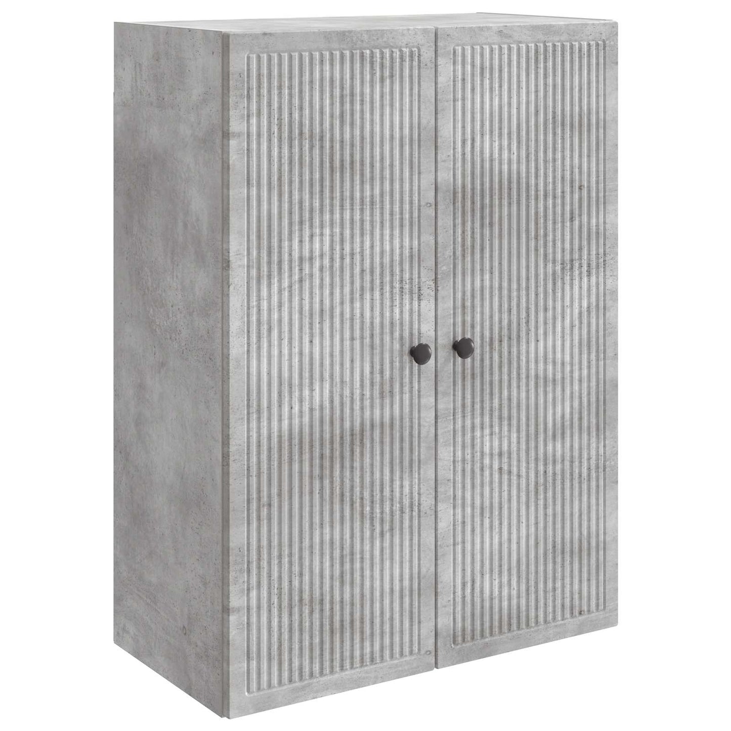 Nástěnná Skříň Betonově Šedá 66 X 34,5 X 90 Cm Kompozitní Dřevo