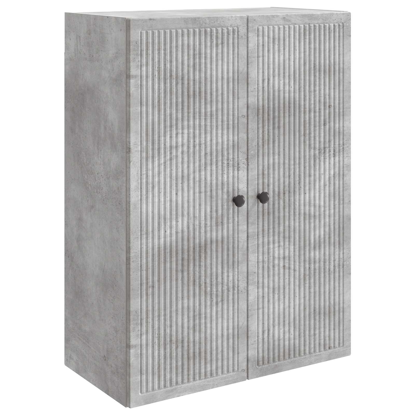 Nástěnná Skříň Betonově Šedá 66 X 34,5 X 90 Cm Kompozitní Dřevo