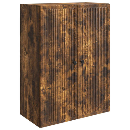 Nástěnná Skříň Kouřový Dub 66 X 34,5 X 90 Cm Kompozitní Dřevo