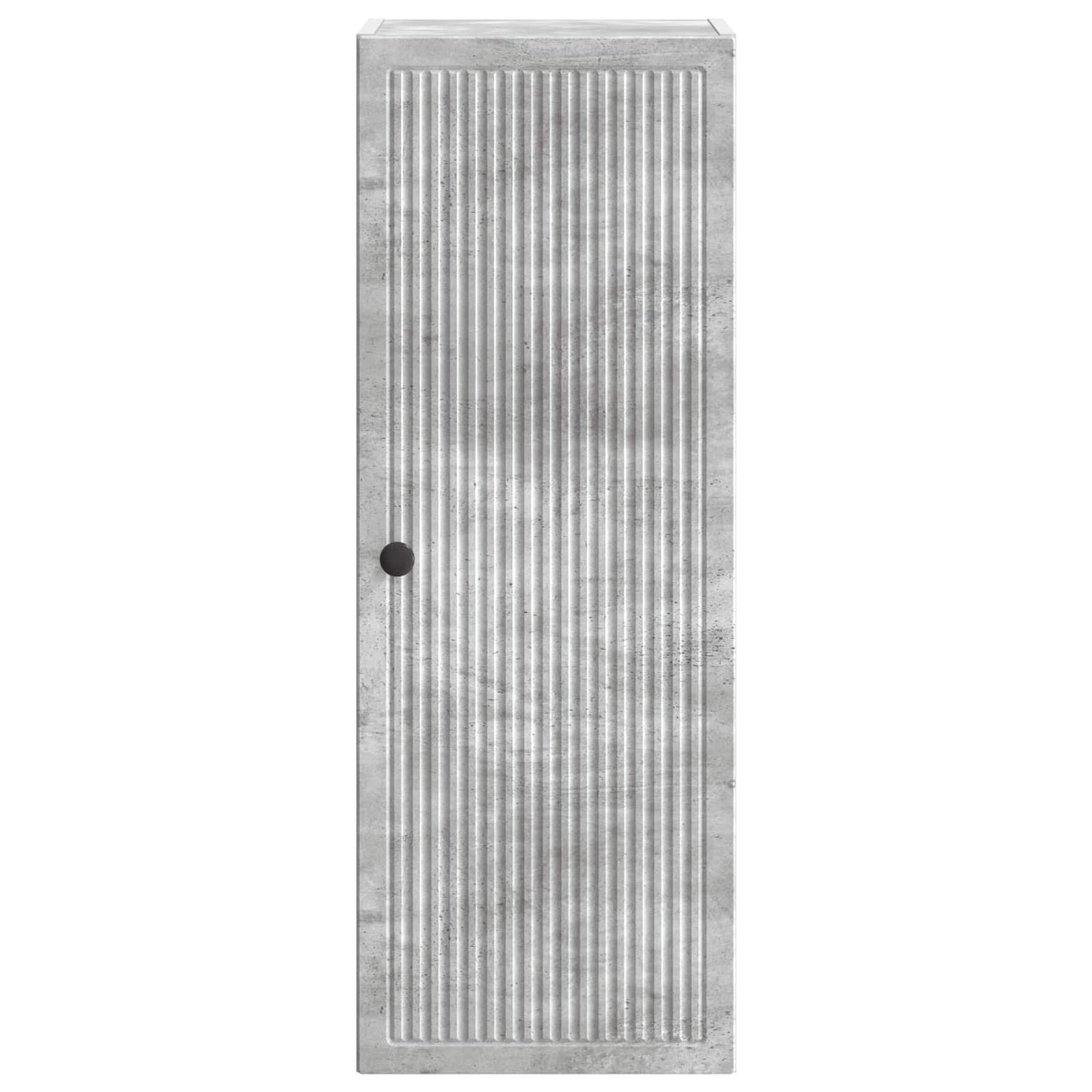 Nástěnná Skříň Betonově Šedá 33 X 34,5 X 90 Cm Kompozitní Dřevo
