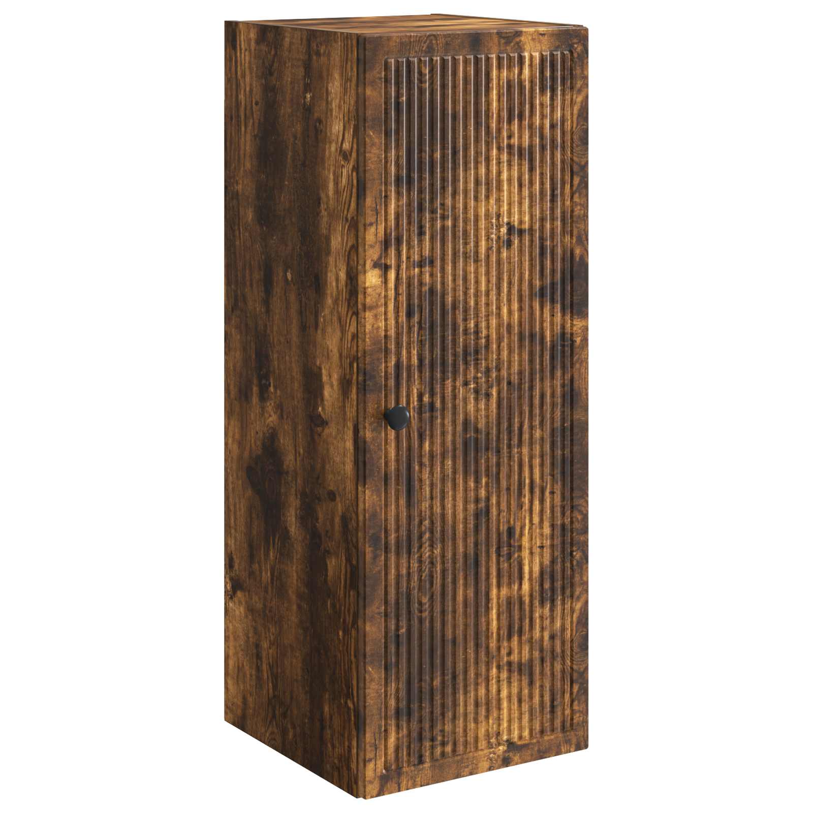 Nástěnná Skříň Kouřový Dub 33 X 34,5 X 90 Cm Kompozitní Dřevo
