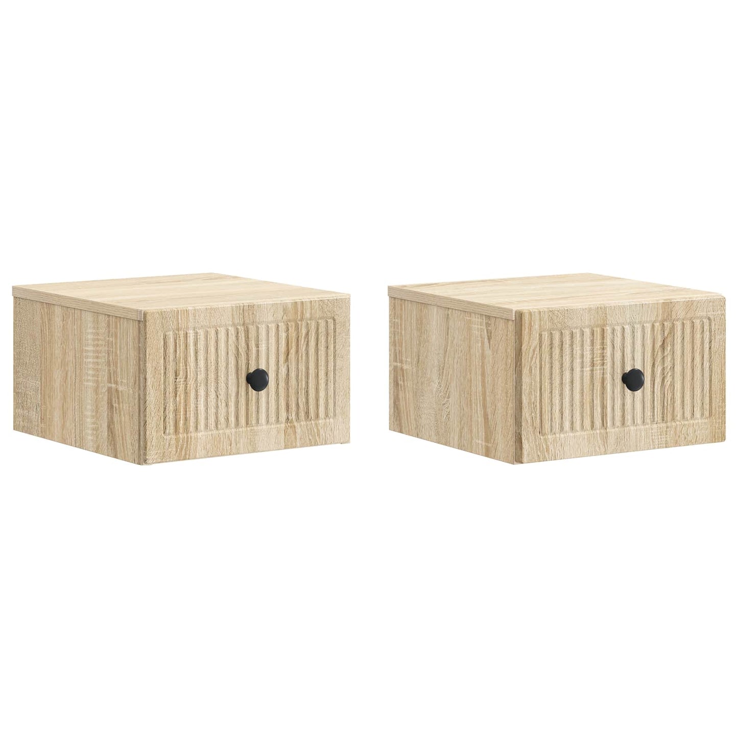 Nástěnný Noční Stolek 2 Pcs Dub Sonoma 33 X 34,5 X 20 Cm