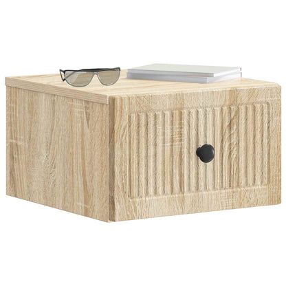 Nástěnný Noční Stolek 2 Pcs Dub Sonoma 33 X 34,5 X 20 Cm