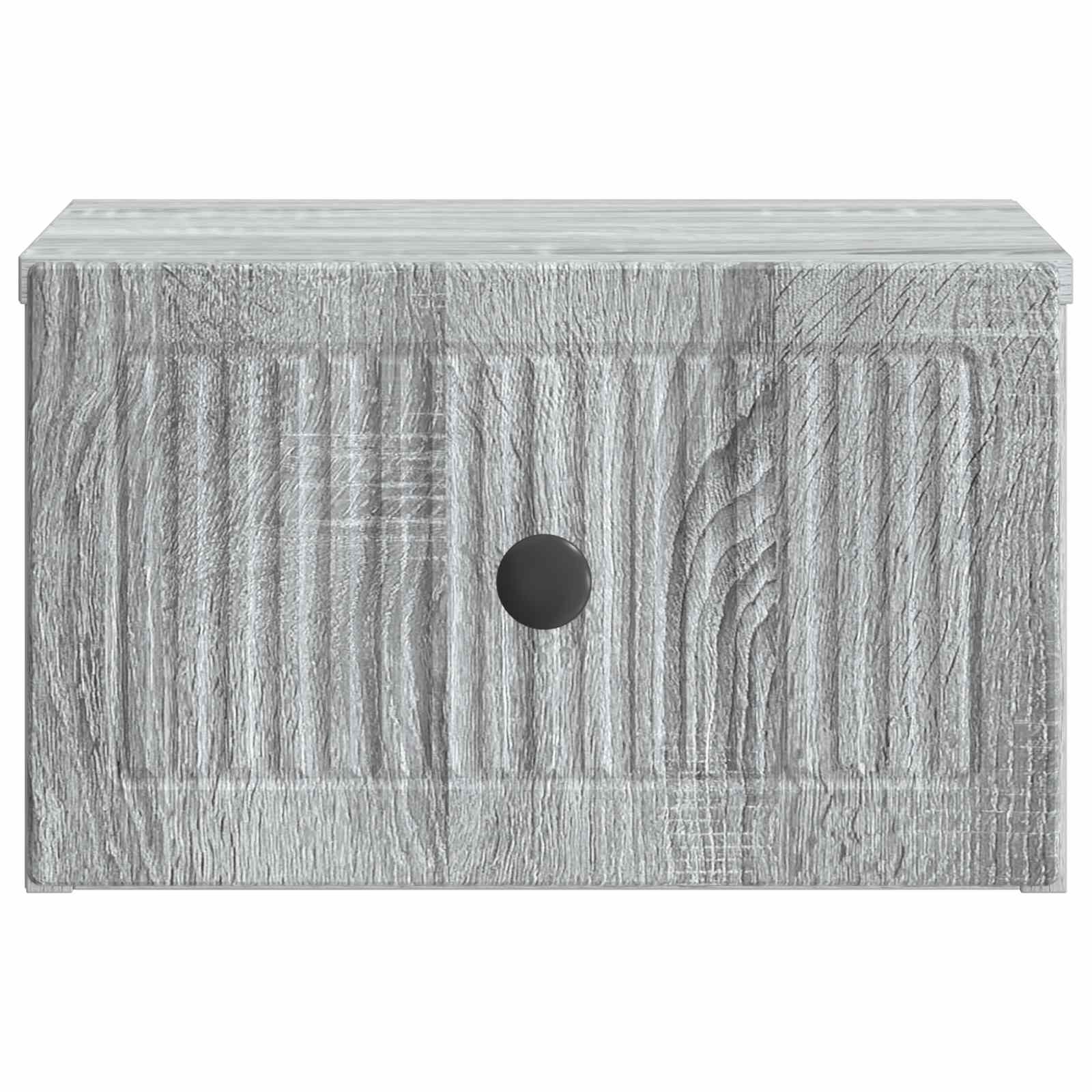 Nástěnný Noční Stolek 2 Pcs Šedá Sonoma 33 X 34,5 X 20 Cm