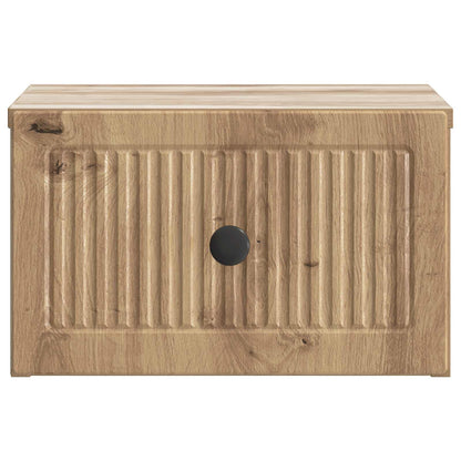Nástěnný Noční Stolek 2 Ks Dub Artisan 33 X 34,5 X 20 Cm