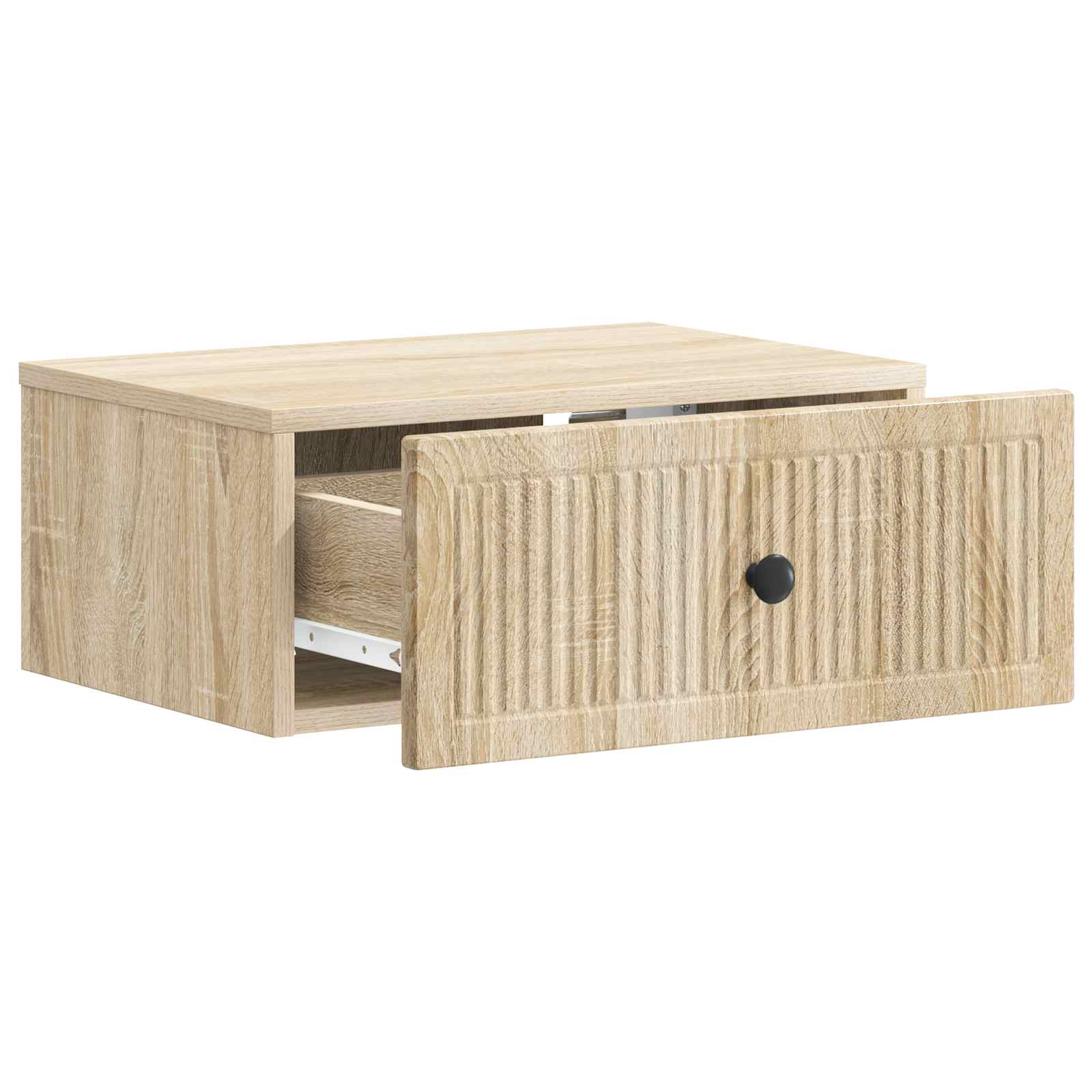 Noční Skříňka Se Zásuvkou 2 Pcs Dub Sonoma 49 X 34,5 X 20 Cm