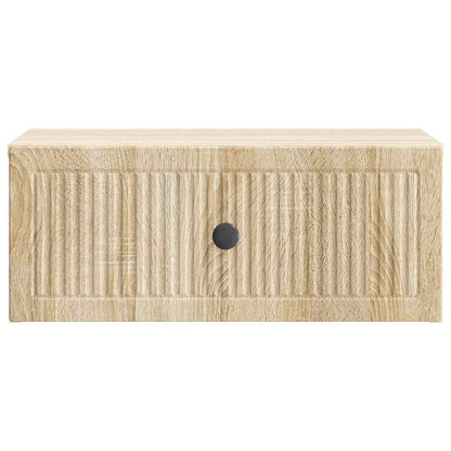 Noční Skříňka Se Zásuvkou 2 Pcs Dub Sonoma 49 X 34,5 X 20 Cm
