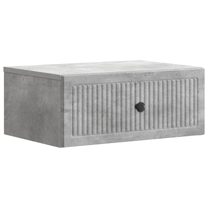 Noční Skříňka Betonově Šedá 49 X 34,5 X 20 Cm Kompozitní Dřevo