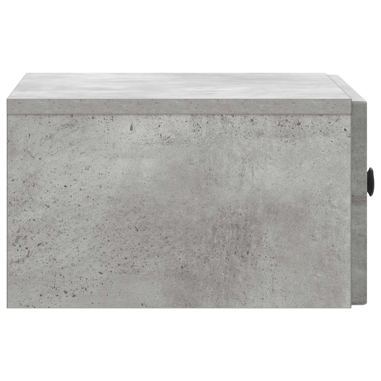 Noční Skříňka Betonově Šedá 49 X 34,5 X 20 Cm Kompozitní Dřevo