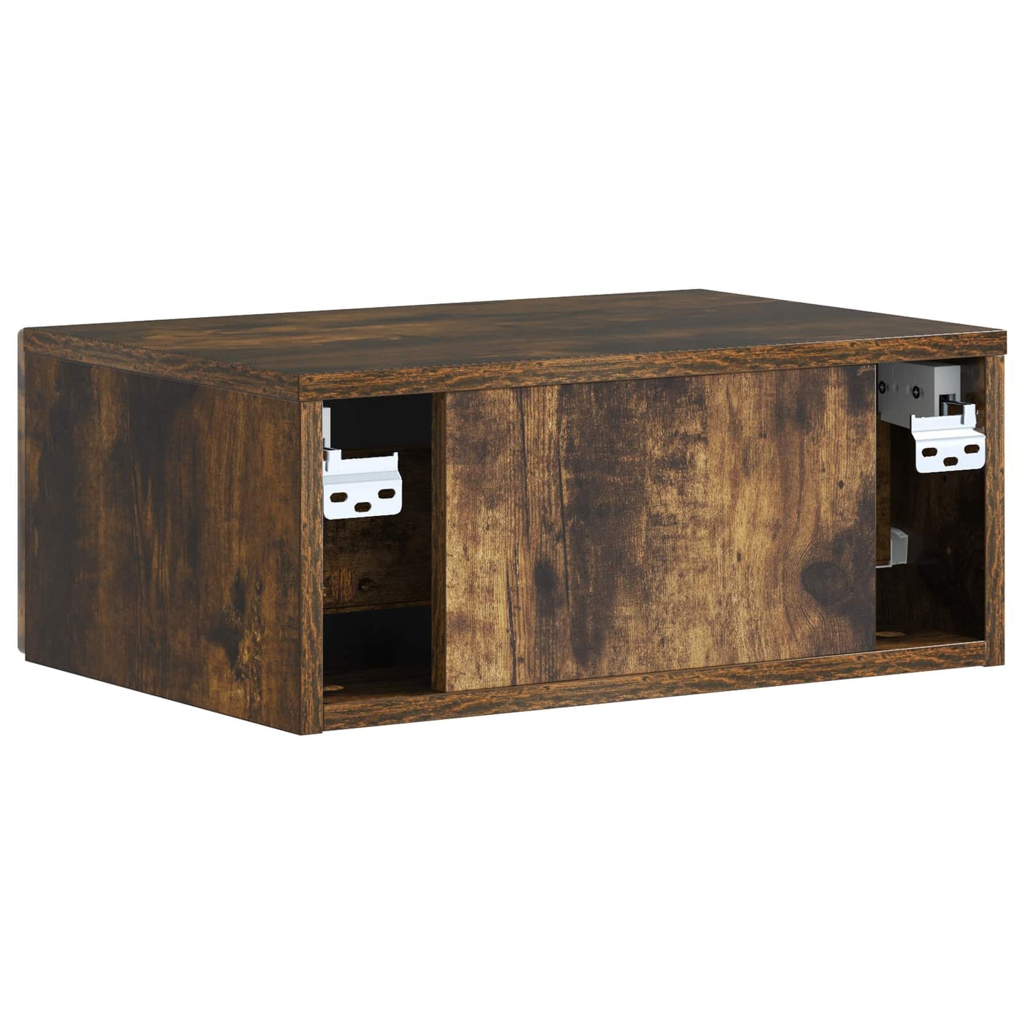 Noční Skříňka Se Zásuvkou 2 Pcs Kouřový Dub 49 X 34,5 X 20 Cm