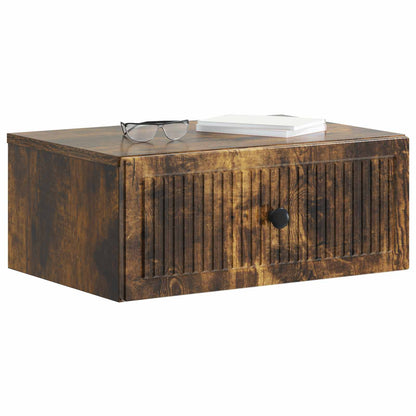 Noční Skříňka Se Zásuvkou 2 Pcs Kouřový Dub 49 X 34,5 X 20 Cm