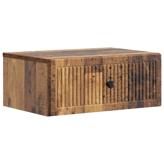 Noční Skříňka Staré Dřevo 49 X 34,5 X 20 Cm Kompozitní Dřevo