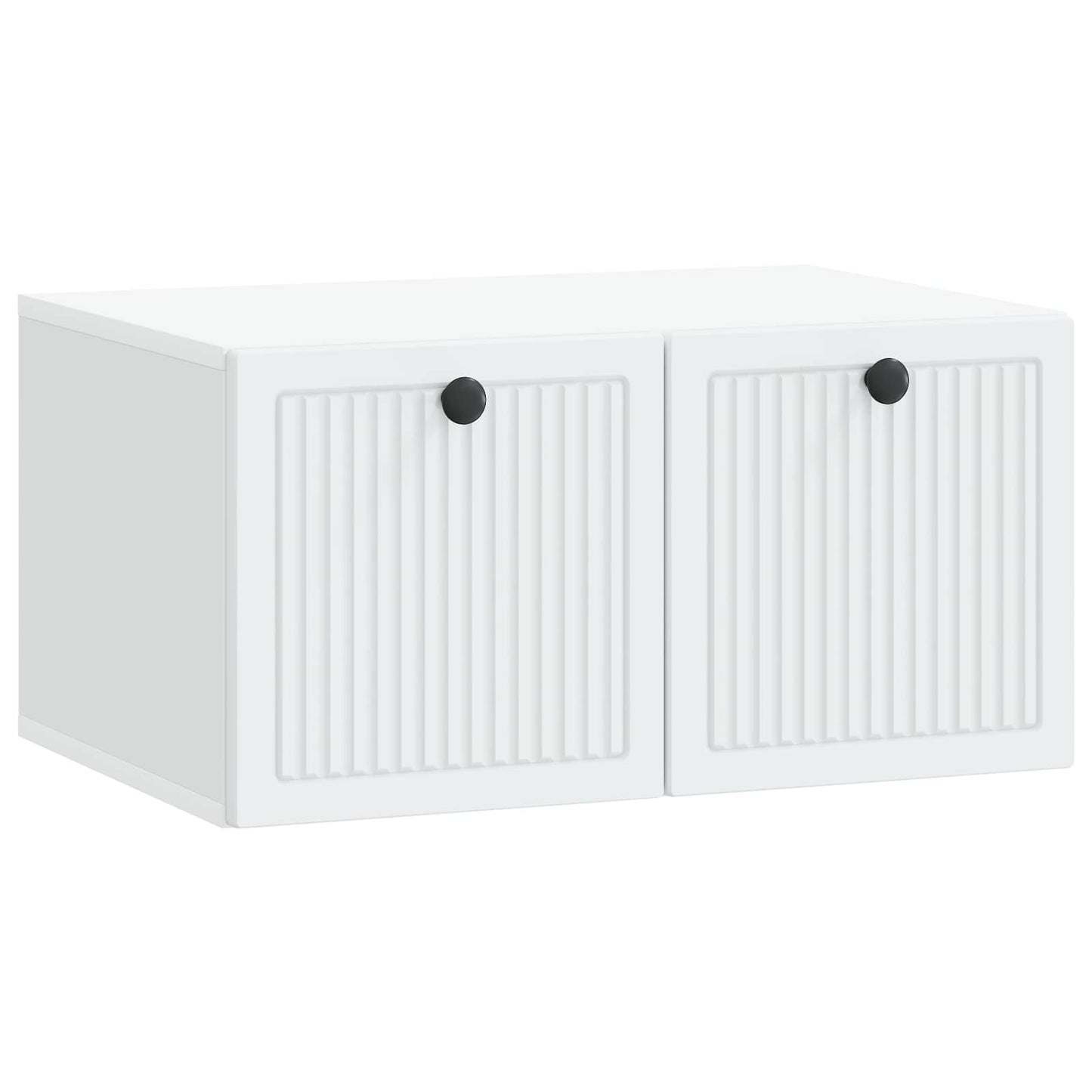 Nástěnná Tv Skříň Bílá 59,5 X 41 X 30 Cm Kompozitní Dřevo