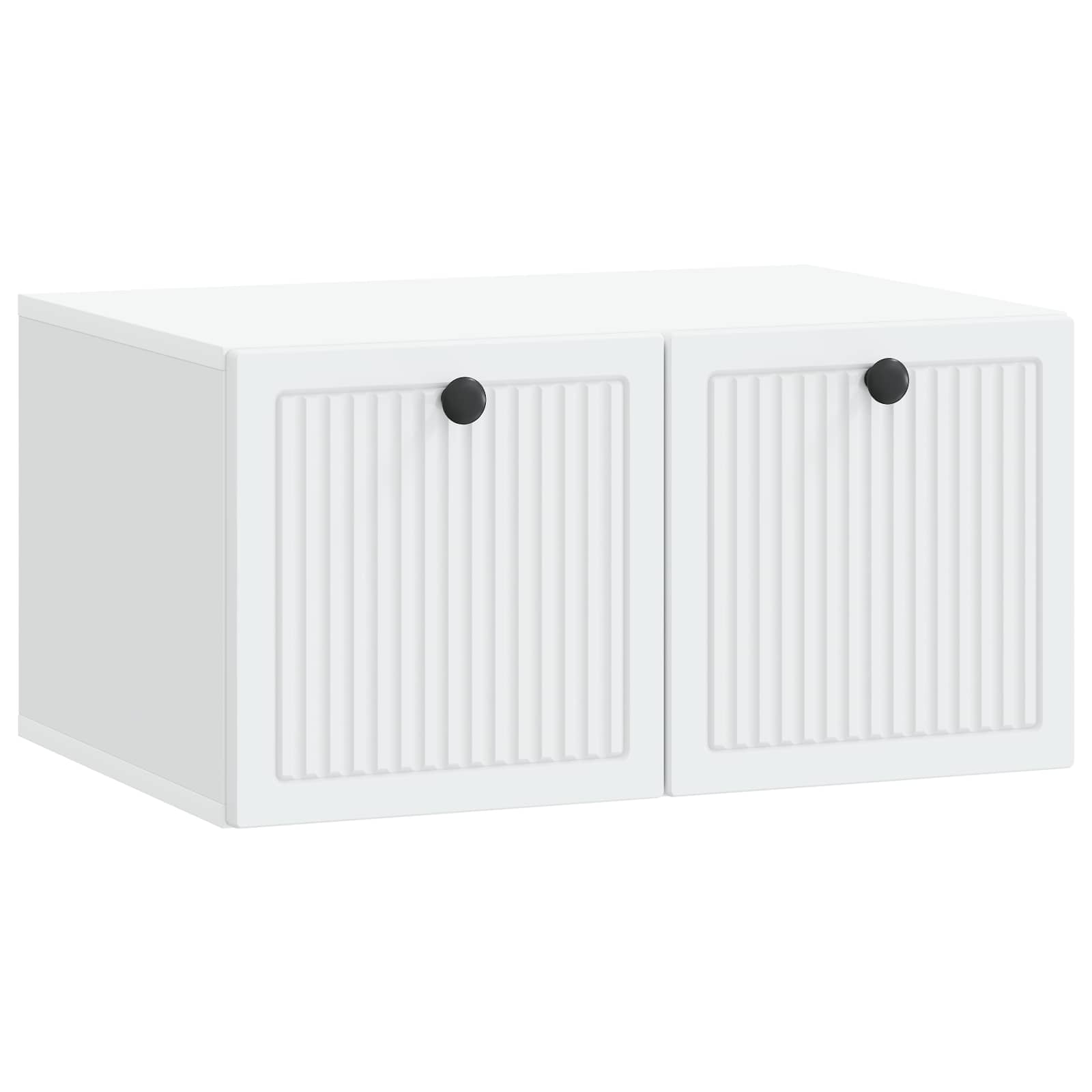 Nástěnná Tv Skříň Bílá 59,5 X 41 X 30 Cm Kompozitní Dřevo