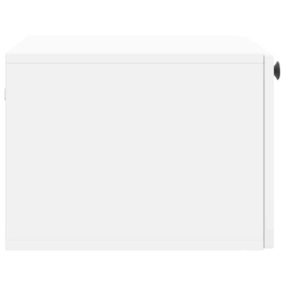 Nástěnná Tv Skříň Bílá 59,5 X 41 X 30 Cm Kompozitní Dřevo
