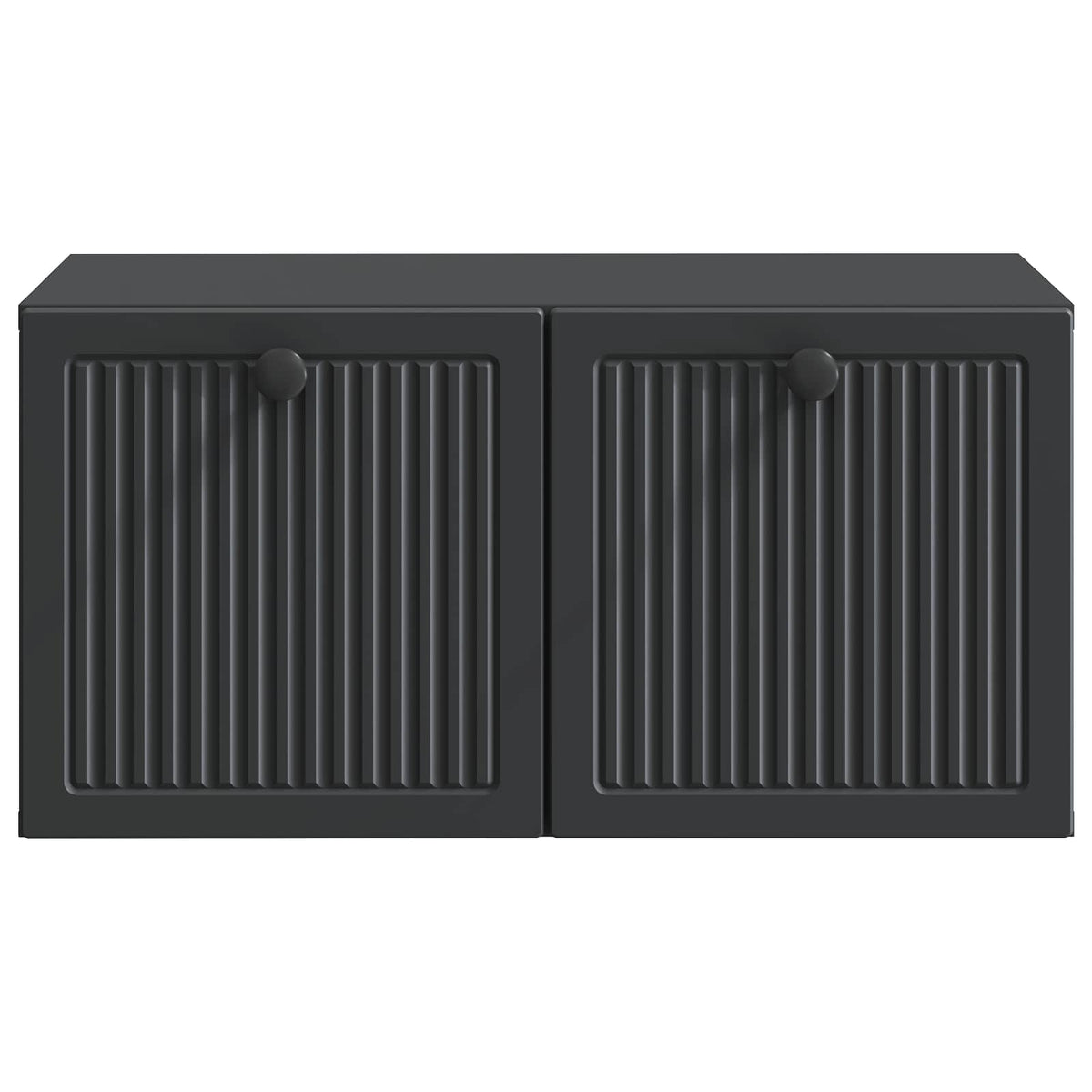 Nástěnná Tv Skříň Černá 59,5 X 41 X 30 Cm Kompozitní Dřevo