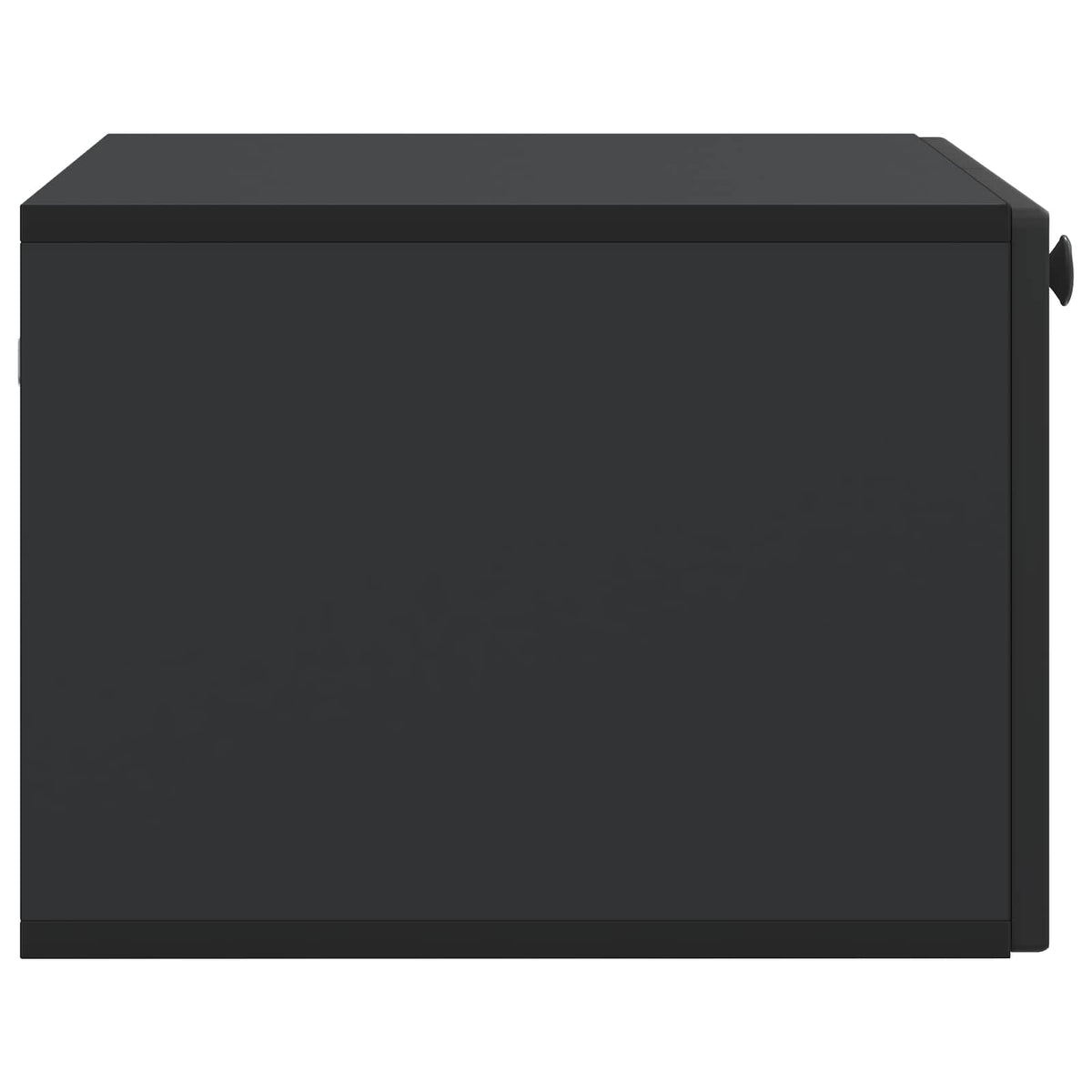 Nástěnná Tv Skříň Černá 59,5 X 41 X 30 Cm Kompozitní Dřevo