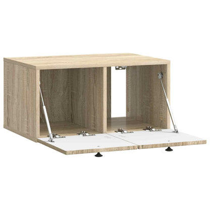Nástěnná Tv Skříň Dub Sonoma 59,5 X 41 X 30 Cm Kompozitní Dřevo