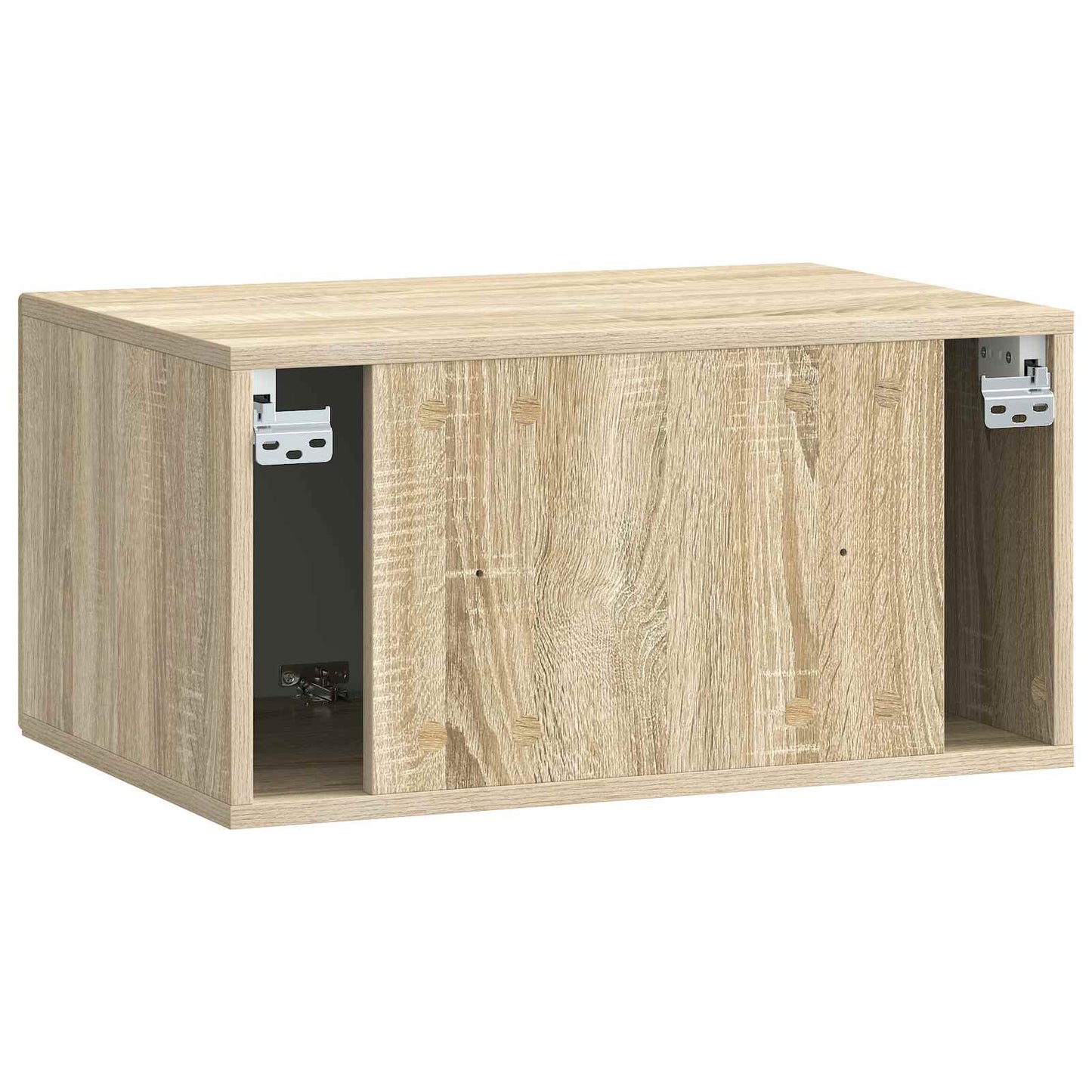 Nástěnná Tv Skříň Dub Sonoma 59,5 X 41 X 30 Cm Kompozitní Dřevo